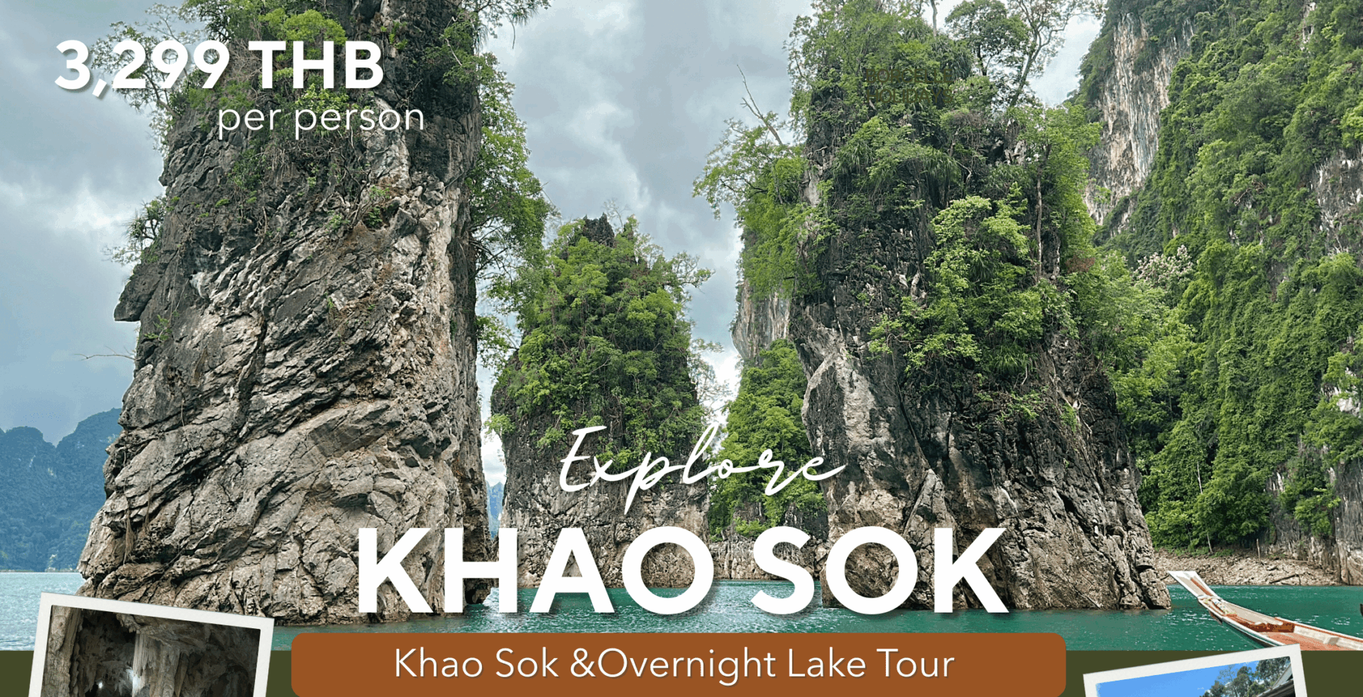 3days 2nights cheow lan lake